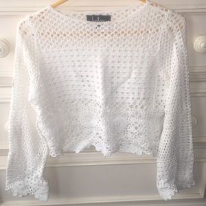 Lulus brand crotchet crop